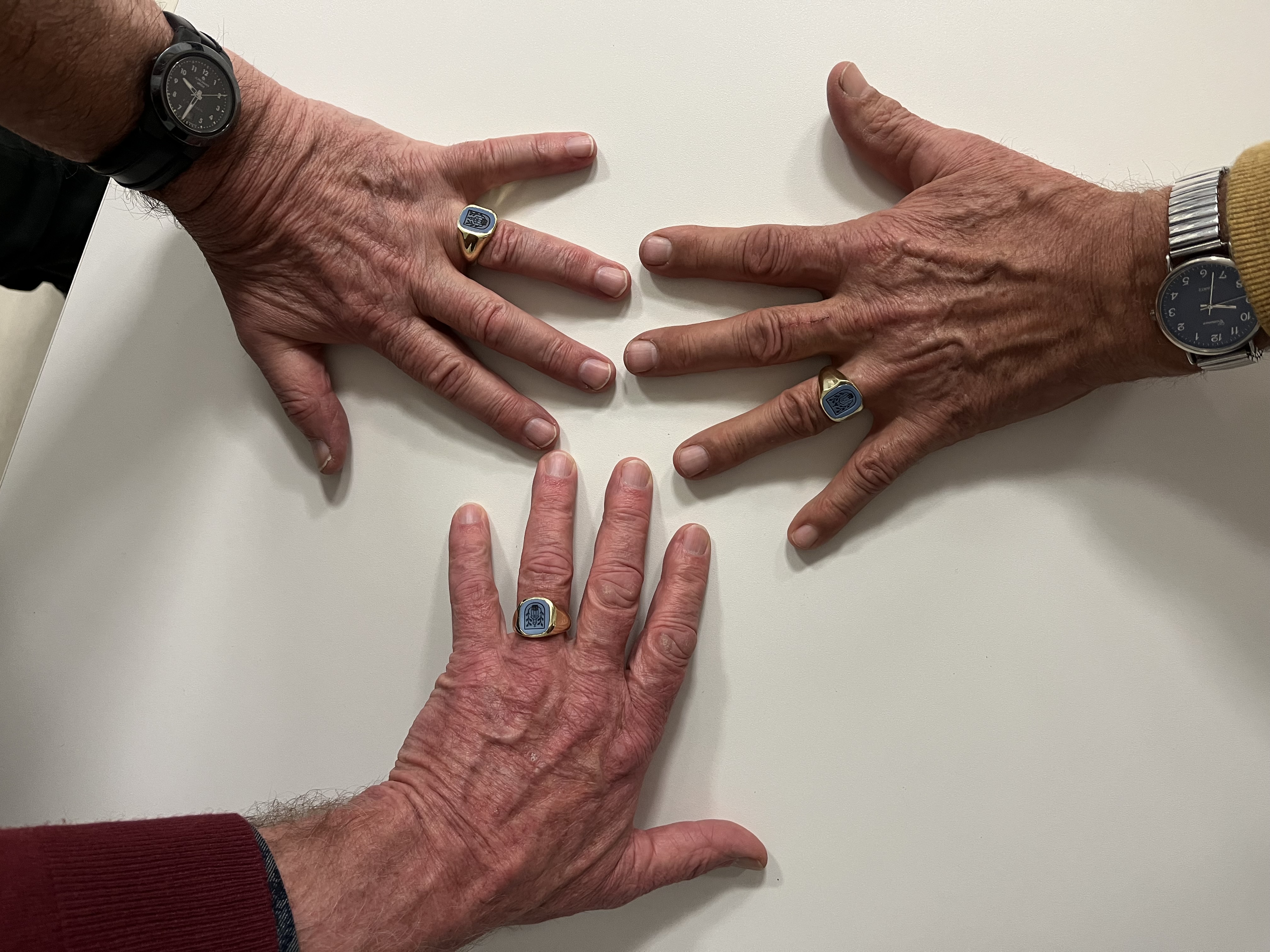 3 Ehrenringträger bie der DOL