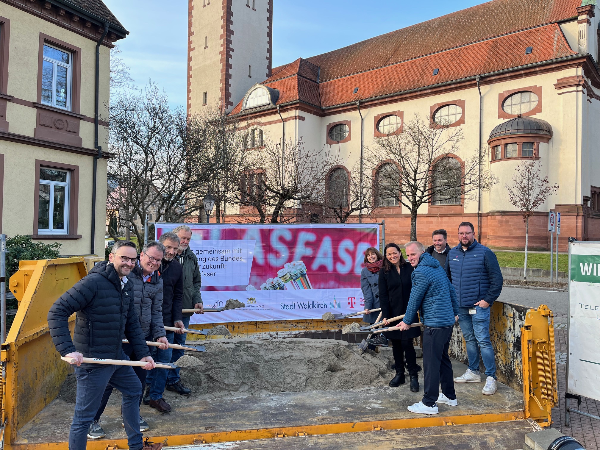 Startschuss Glasfaserausbau